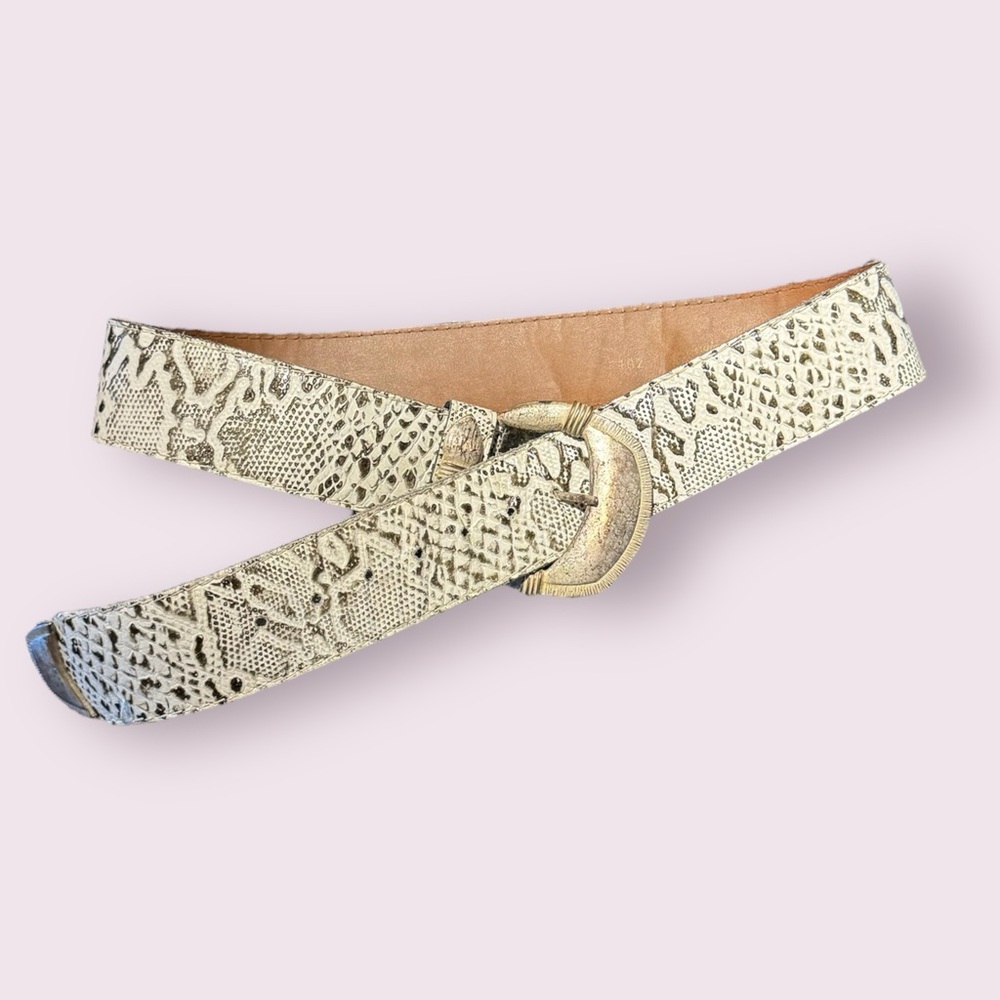 Vintage Genuine snakeskin belt